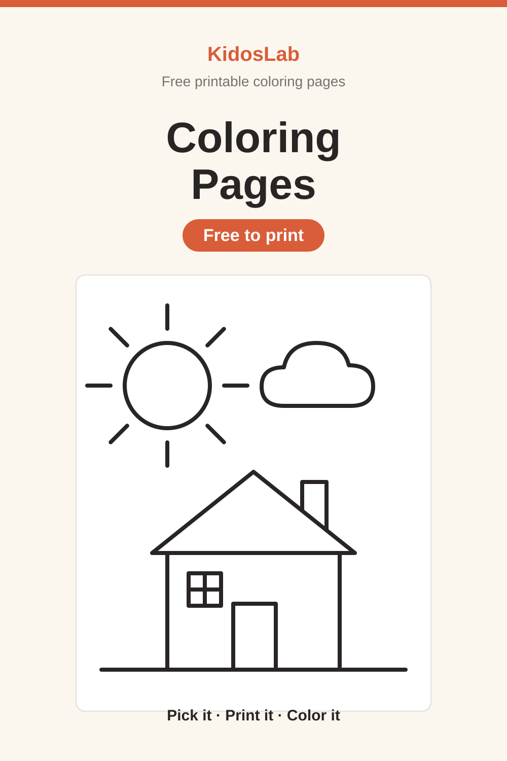 Free Printable Space Coloring Pages | KidosLab